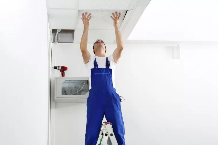 Pose faux plafond placo, Bagnols-sur-Cèze, AMS Services Agencement