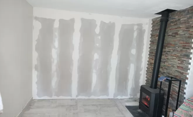 Réalisation d'une cloison de séparation à Bagnols-sur-Cèze, Bagnols-sur-Cèze, AMS Services Agencement